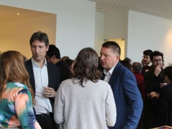 Participants during break