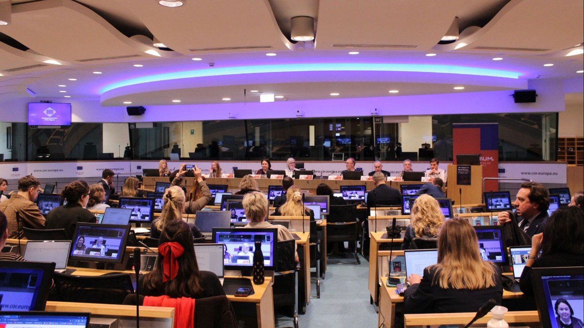 CoR conference hall in Brussels